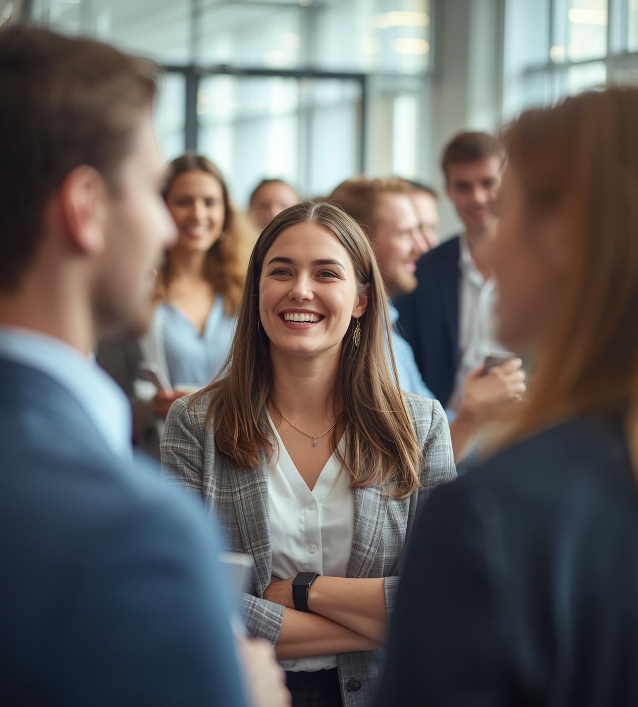 Members at a meeting
